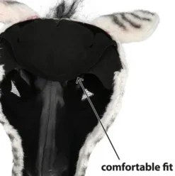 Zebra Plys Halvmaske