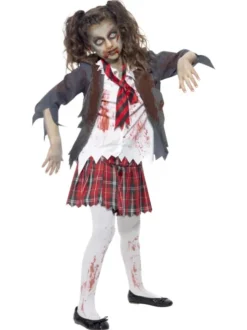 Zombie Skole Pige kostume